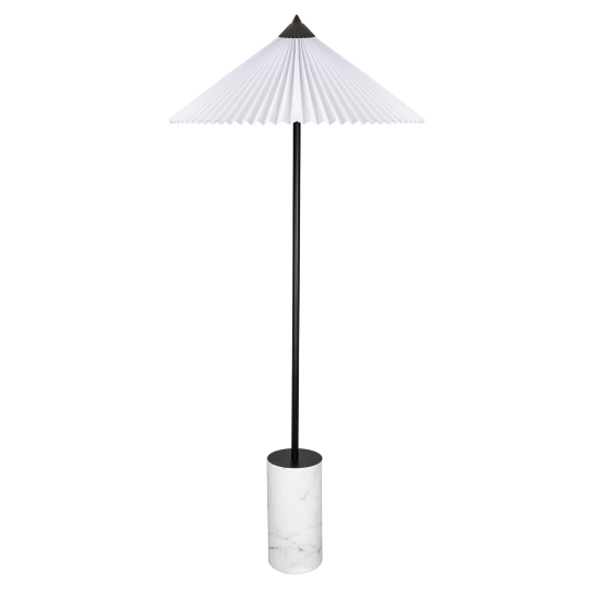 Gulvlampe 'Matisse' - Hvid/Sort