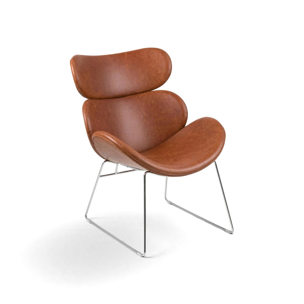 L&aelig;nestol 'Hushum' 85cm - Brun