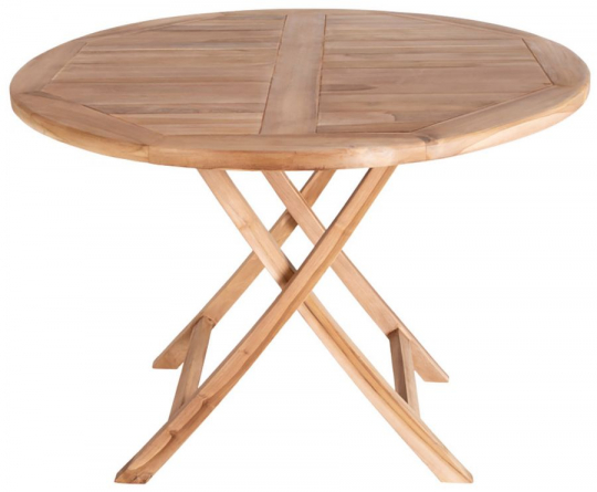 Havemøbelbord 'Oviedo' Rund 100cm - Eg