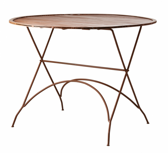 Bord 'Visby' Rundt 100cm - Orange