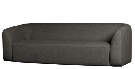Sofa 'Sloping' - Grå/ Sort