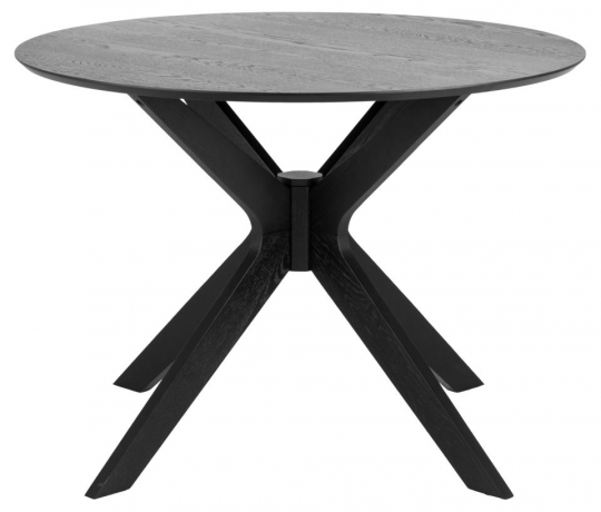 Spisebord 'Kotor' Rund 105cm- Sort