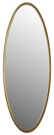 Spejl 'Matz' Oval - Antik messing 