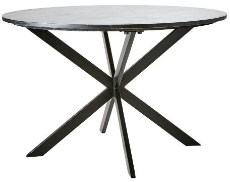 Bord 'Milan' Rund 120cm - Sort