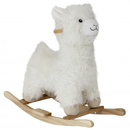 Gynghest 'Rocking Lama' - Hvid