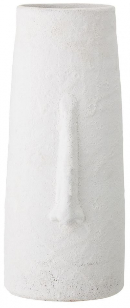Vase 'Deco' - Hvid/Terracotta