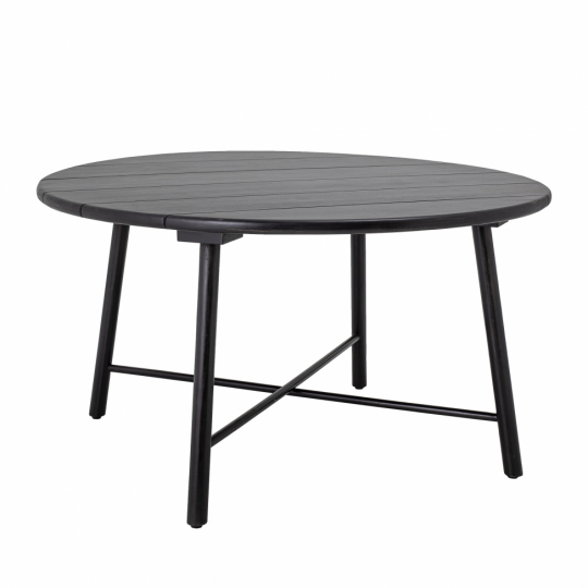 Matbord 'Lope' 140cm Rundt - Sort