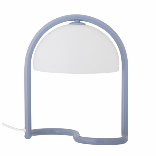 Bordlampe 'Favour' 24.5cm Rund - Blå