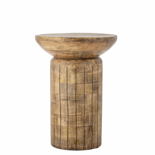 Sidebord 'Yasme' 30cm Rundt - Natur