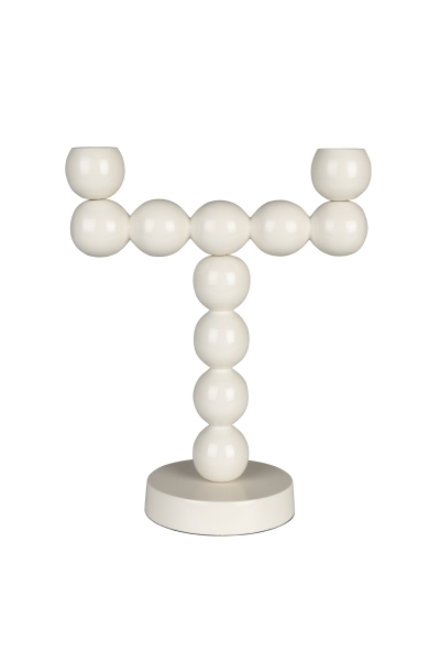 Lysestage 'Bubbles' - Beige 2