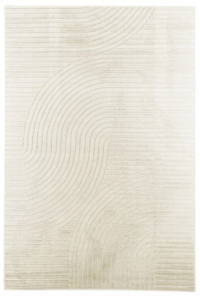 Tæppe 'Shaggy Indoor-Outdoor' 80x200cm - Cream