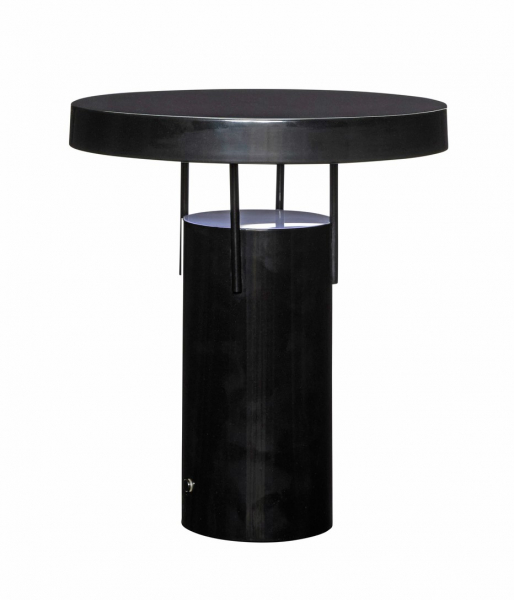 Genopladelig bordlampe 'Bring Me' - Sort