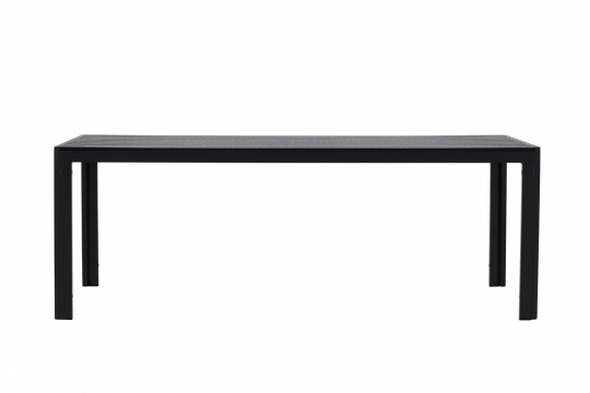 Spisebord 'Mirko' 205x74cm - Sort