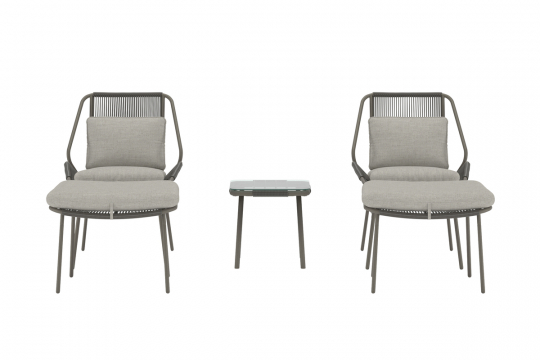 Loungesæt 'Zakynthos' - brun