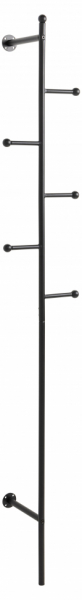 Tøjstativ 'Ljusdal' 24cm - Sort