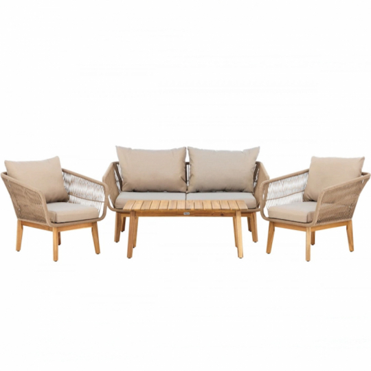 Sofasæt 'Chania' - beige/natur
