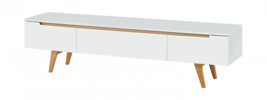 Tv-bænk 'Sakai' 180x40cm - Hvid