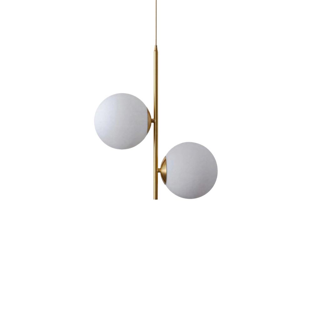 Loftlampe 'Creme Satin' - Messing