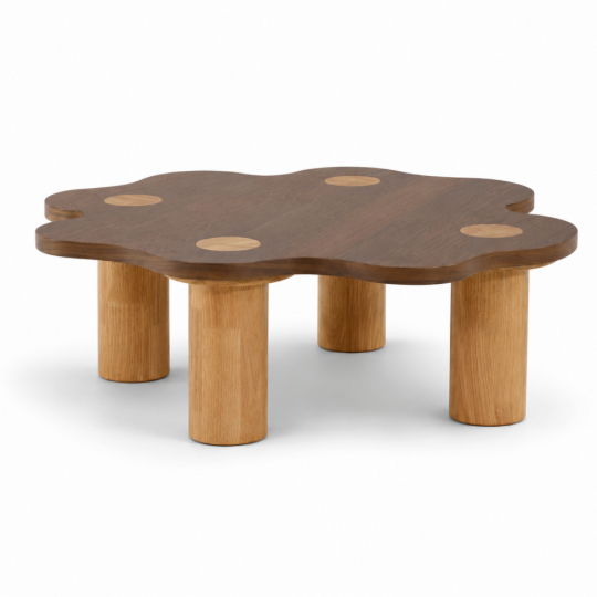 Sofabord 'Livora' 107x98cm - Valnød