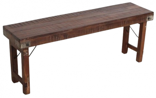 Skydelig bænk 'Foldable' 120x30cm - Træ
