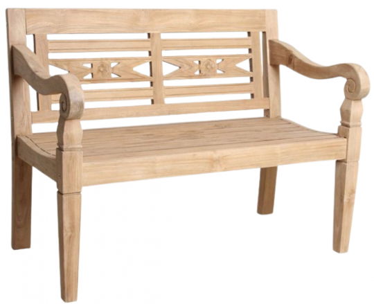 Udebænk 'Boho' - Teak