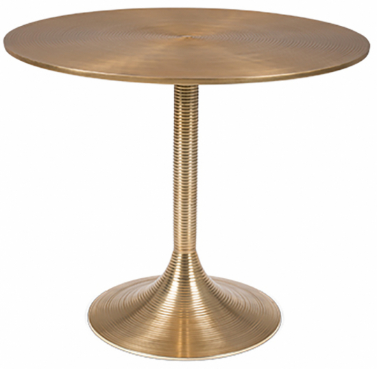Spisebord 'Hypnotising' Rundt 92cm - Guld