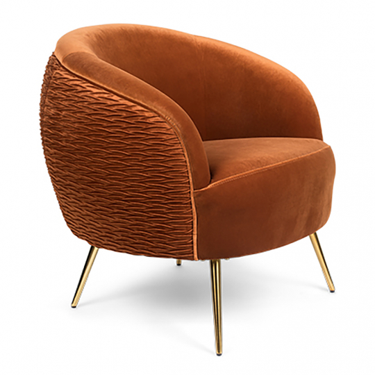 Lænestol 'So curvy' - Orange