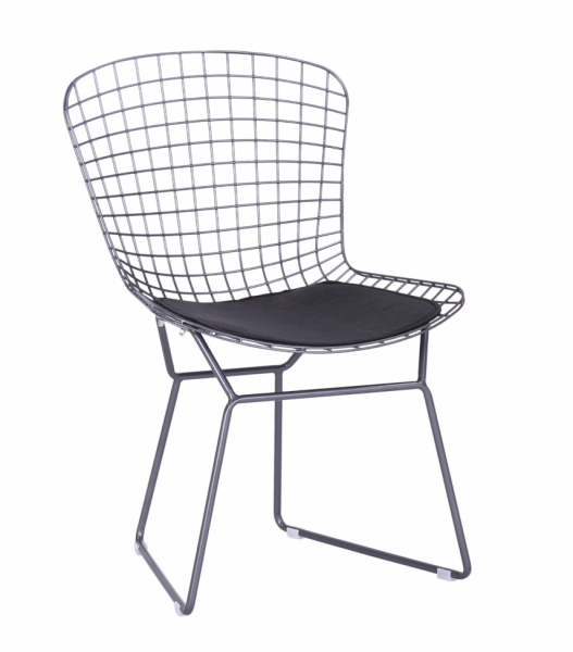 Stol 'Bertoia' - Sølv/Grå
