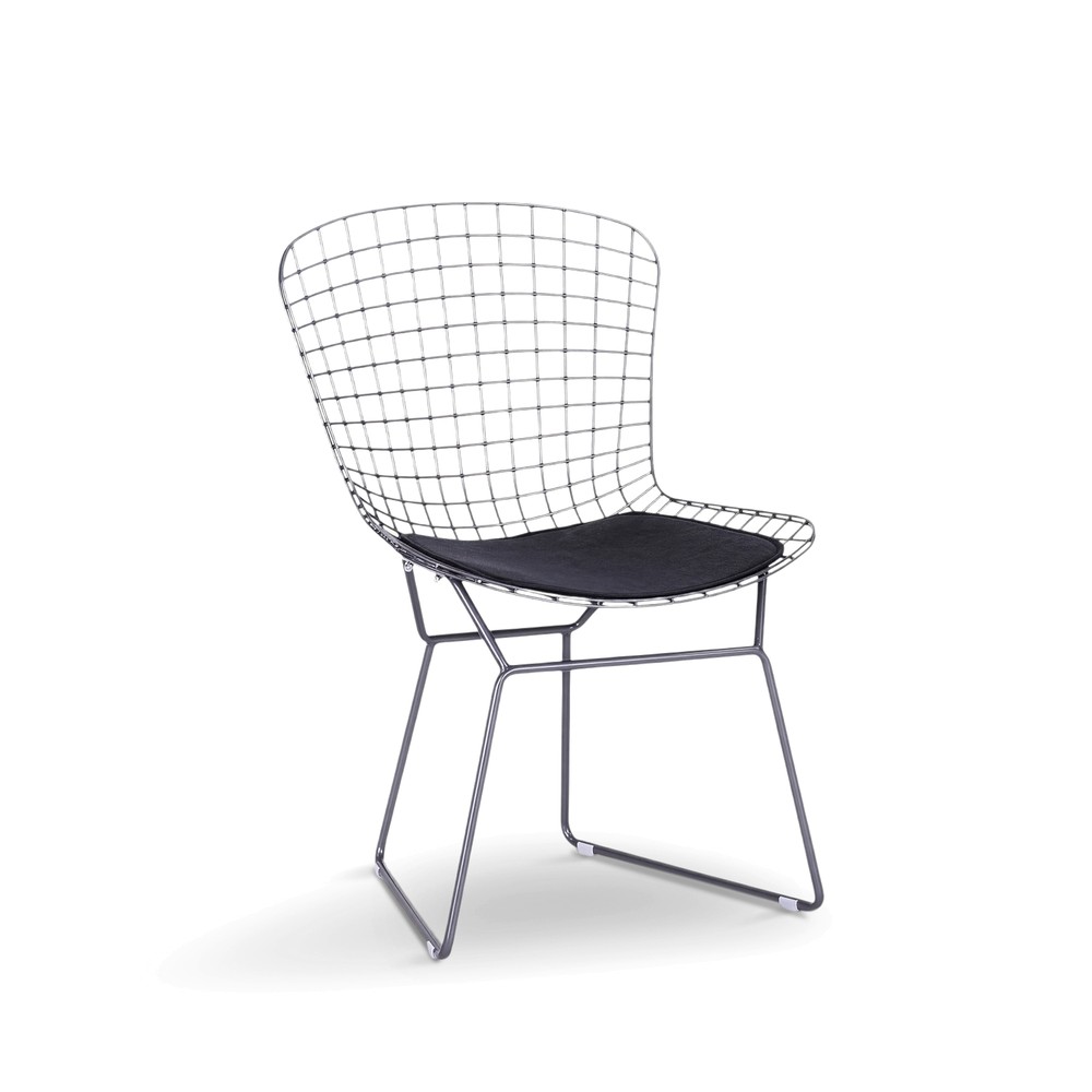Stol 'Bertoia' - Sølv/Grå