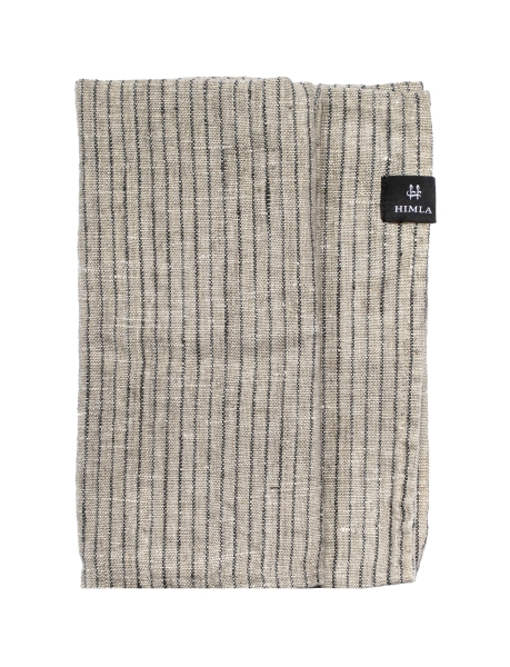 Serviet 'Linus' 45x45 - Natur/Svart
