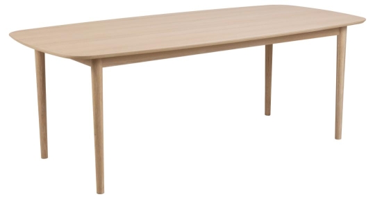 Spisebord 'Moliden' - Natur/Hvid
