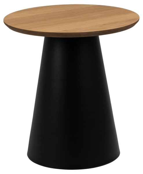 Sofabord 'Soli' 45cm - Natur/Sort
