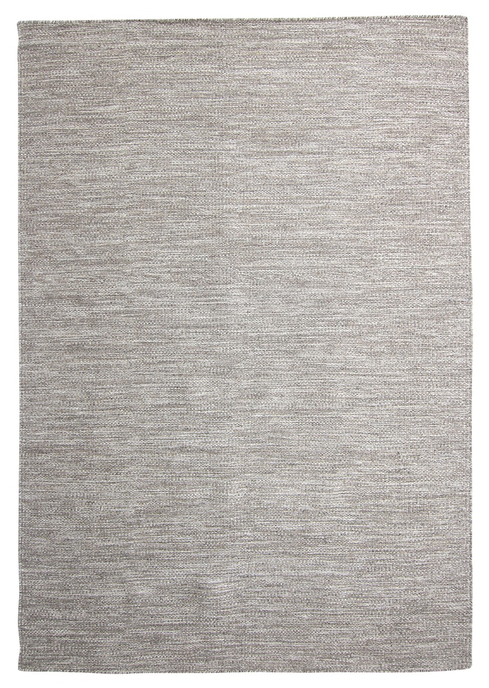 Uldtæppe 'Dhurry' - Beige