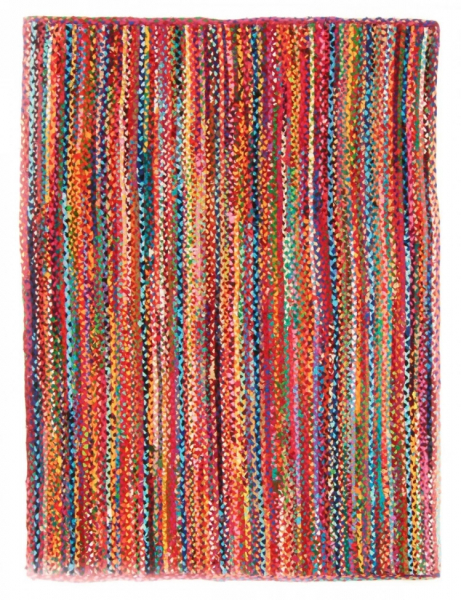 Kludetæppe 'Flätan' - Multi