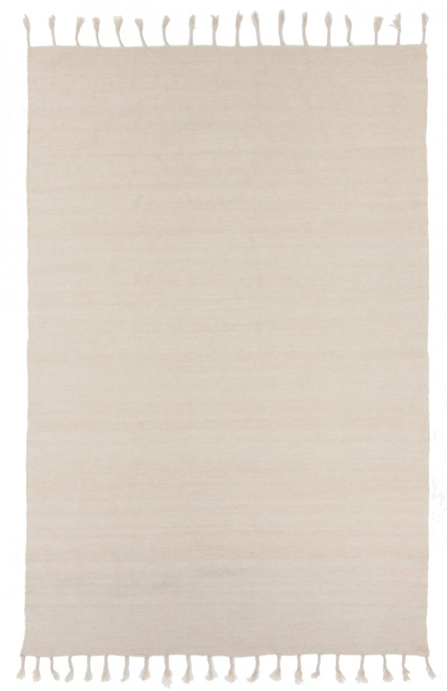 Uldtæppe 'Malana' - Beige