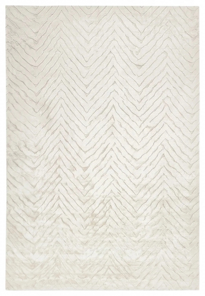 Ryatæppe 'Wren' - Hvid