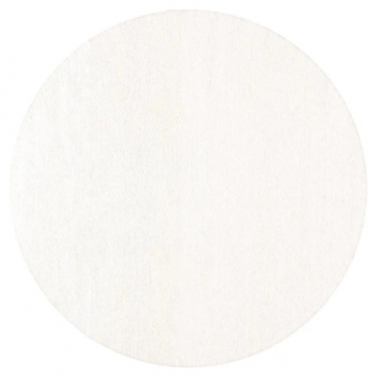 Rundt tæppe 'Hamilton' - Hvid