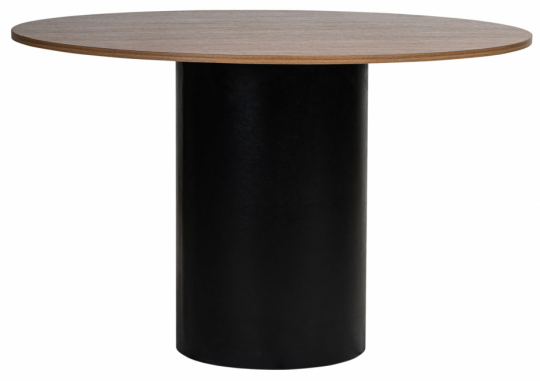 Spisebord 'Rounded' Rundt 120cm - Valnød
