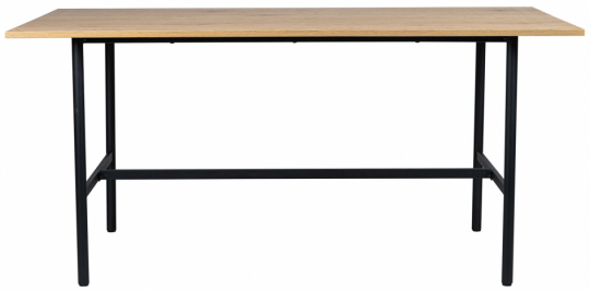 Spisebord 'Line' - Eg/Sort 160x90cm
