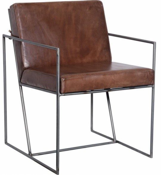 Lounge stol 'Moore' - Brun
