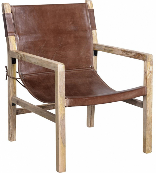 Lounge stol 'Blixen' - Brun