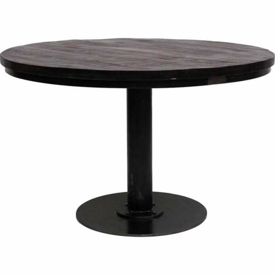 Spisebord 'Jack' Rundt 120cm - Sort
