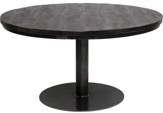 Spisebord 'Jack' Rundt 140cm - Sort