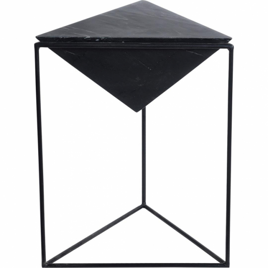 Pyramidformet sidebord 'Giza' - Sort