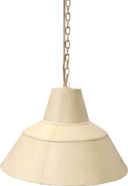 Fabrikslampe Vintage - Antik hvid/Patina