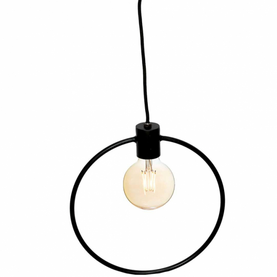 Loftlampe 'Oslo' - Sort