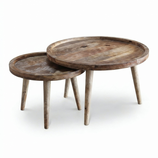 Sofabord 'Manarola' 2 dele - Brun