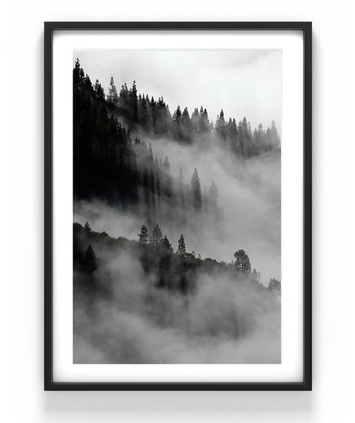 Plakat - 'Landskab i tåge'