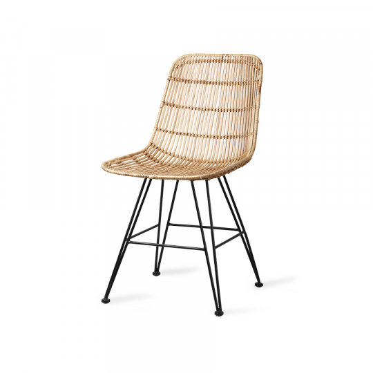 Spisestol 'Alvik' - Rattan/Natur