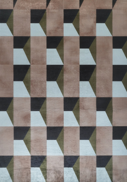 Tæppe 'Valora' - Lysebrun